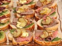 Snittur með roast beef