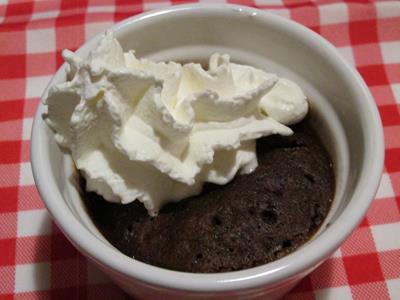 Súkkulaði örbygjukaka